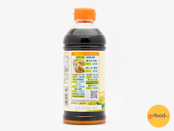 Nước Súp Yamasa Kombu Tsuyu 500ml